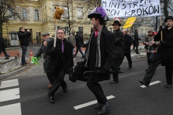 Demonstracja w Warszawie w obronie S17 (ZDJĘCIA,WIDEO)