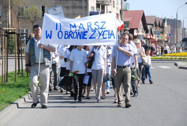 Marsz w Obronie Życia w Będzinie