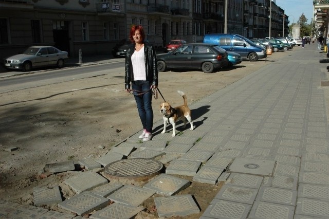 Na ul. Staszica zapadają się chodniki.