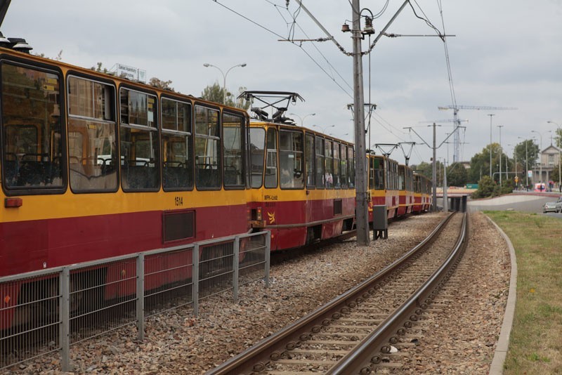 Wypadek na rogu Wólczańskiej i Mickiewicza