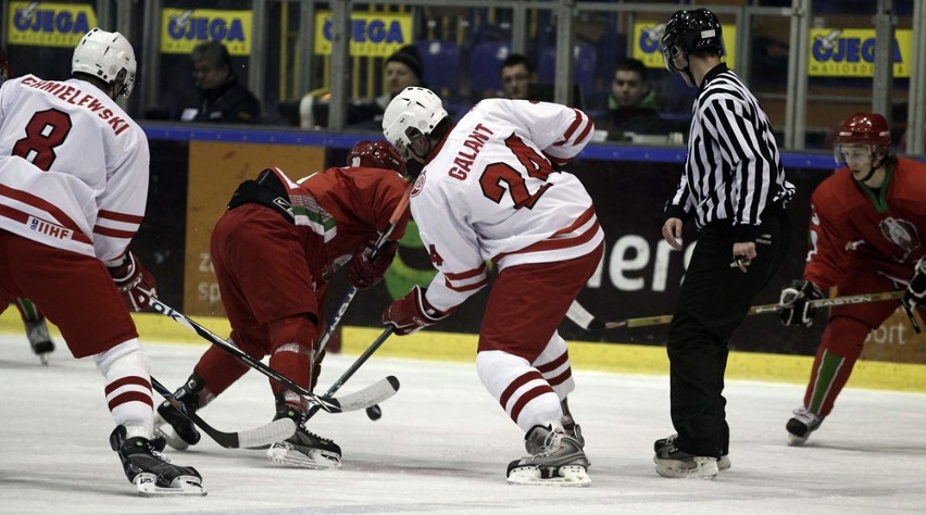 Hokej: Polacy przegrali z Białorusinami na MŚ U-20 1:5 (zdjęcia)