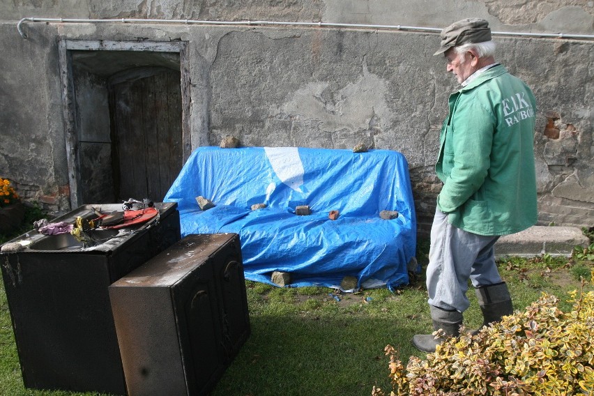 Miejsce wybuchu w Dolędzinie