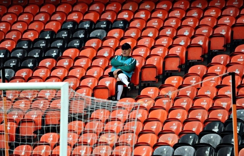 Śląsk Wrocław trenował na stadionie Dundee (ZDJĘCIA)