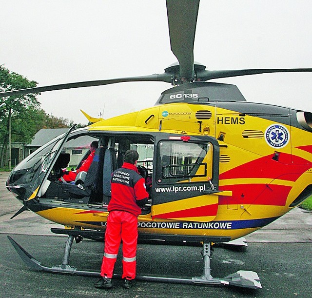 Eurocopter wylądował w Radawcu w piątek po godz. 16