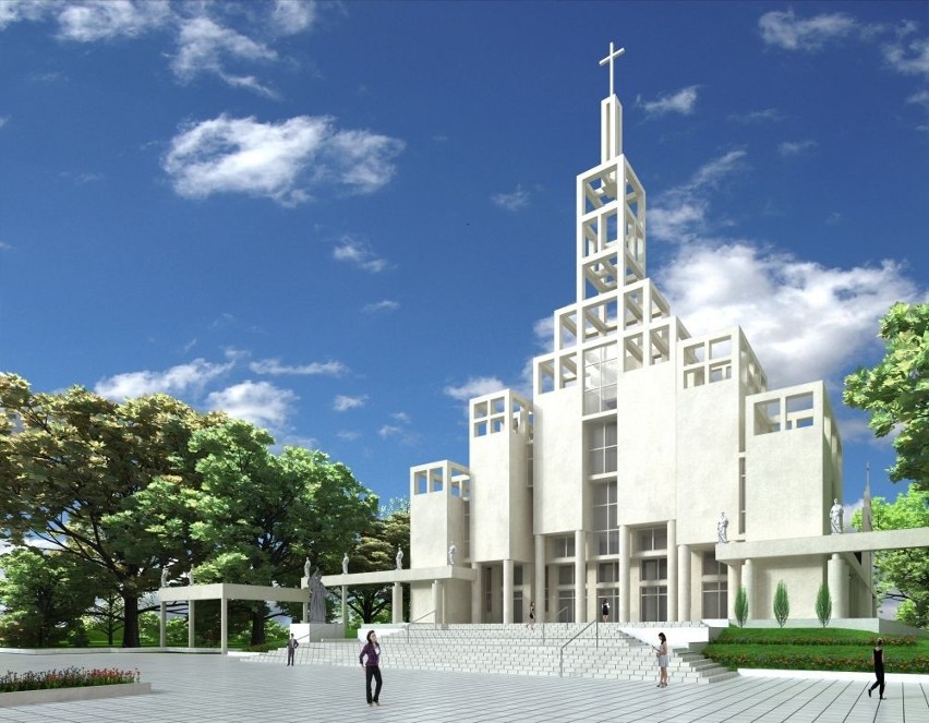 Abp Głódź pokazał ostateczny projekt kościoła na Łostowicach. Wśród radnych PO zawrzało