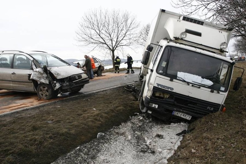 Wypadek na trasie Wałbrzych - Świdnica