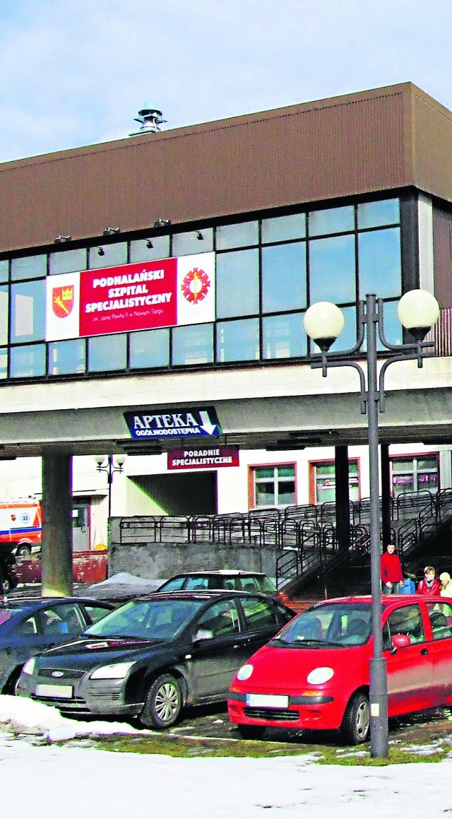 Szpital w Nowym Targu może utracić płynność finansową