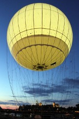 Kraków: balon widokowy nad Wisłą wystartował!