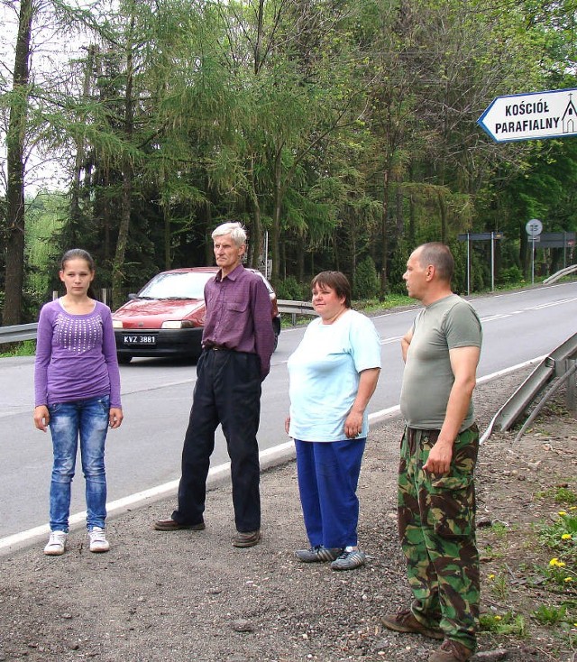 Mieszkańcy Grojca od lat upominają się o poprawę stanu bezpieczeństwa na zjeździe z ul. Beskidzkiej do centrum wsi