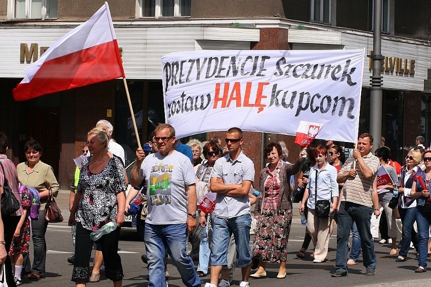 Protest kupców w Gdyni