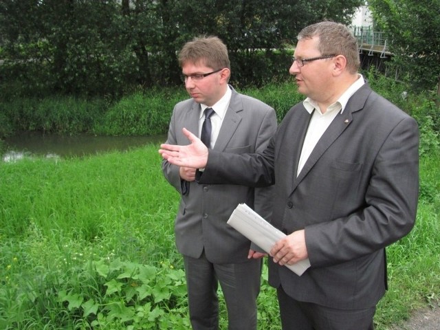 O planach związanych z konserwacją rzek mówili Łukasz Kuroszczyk i Krzysztof Grabowski