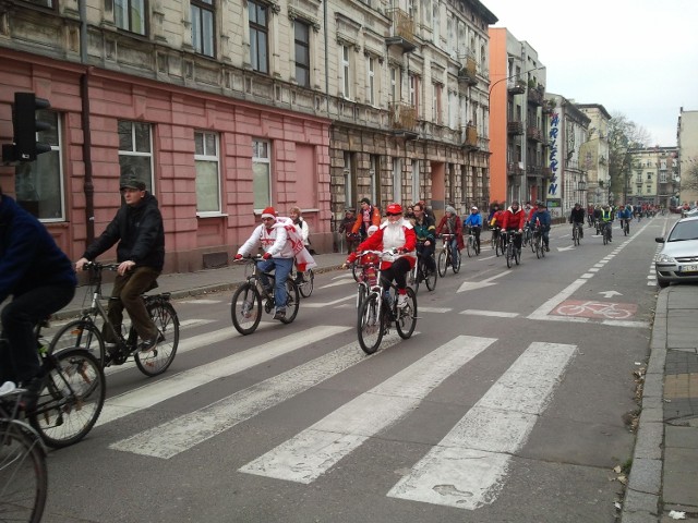 Rowerowa Masa Niepodległości w Łodzi