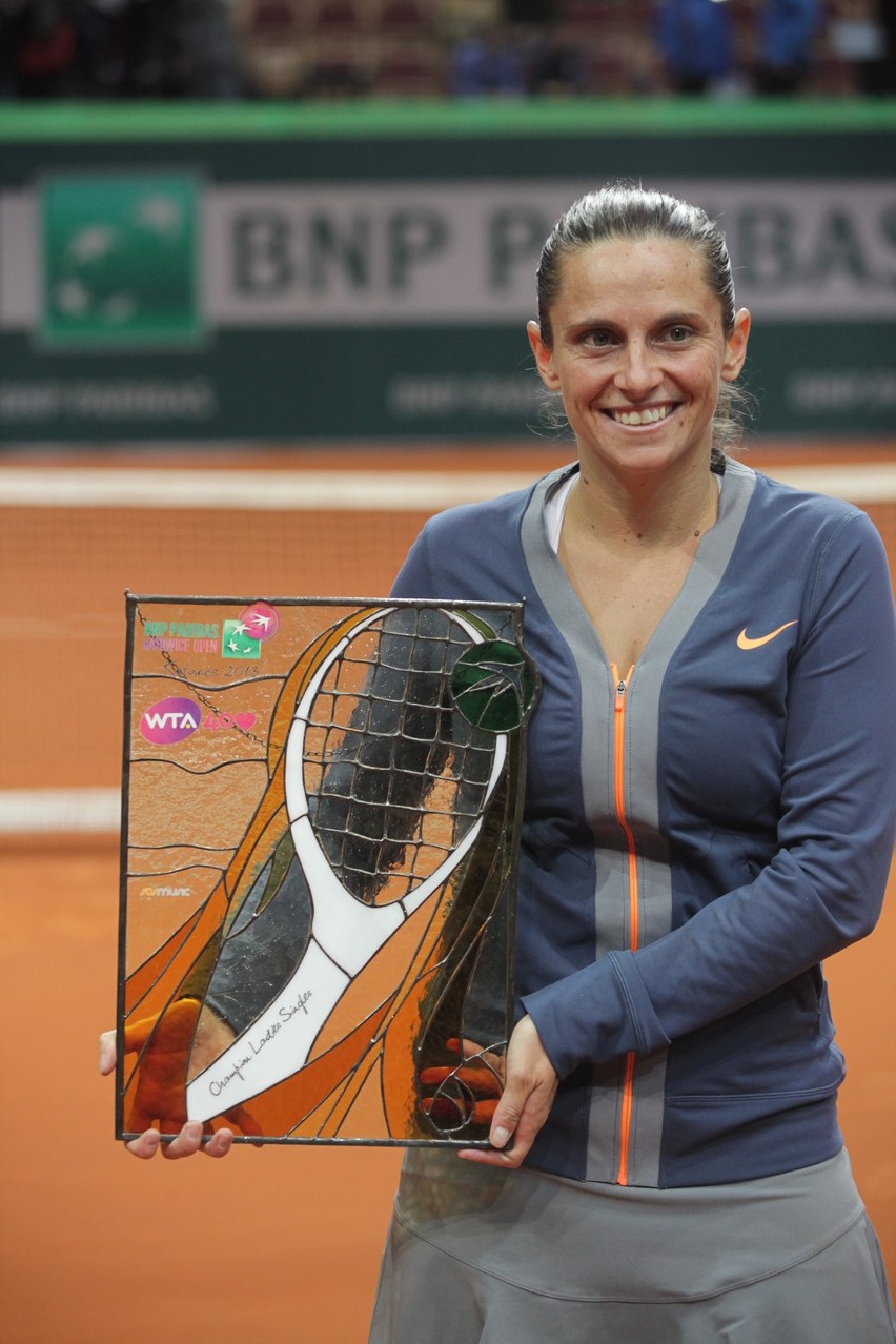 BNP Paribas Katowice Open: Roberta Vinci dostała szwajcarski zegarek [ZDJĘCIA]