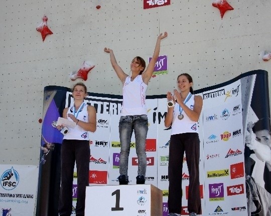 Aleksandra Rudzińska na najwyższym stopniu podium w austriackim Imst