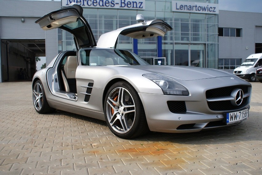 Mercedes SLS AMG w Lublinie (zobacz ZDJĘCIA)