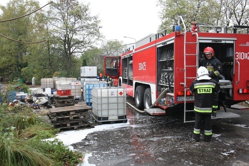 Łódź: wybuchły zbiorniki z acetonem