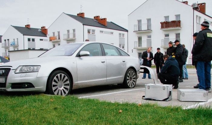 Oględziny na parkingu przy Storczykowej trwały do godzin...