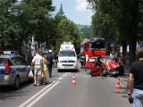 Zakopane: wypadek w centrum miasta. Nieprzytomny kierowca w szpitalu [ZDJĘCIA]