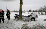 Zawada, powiat zamojski: BMW uderzyło w drzewo. Nie żyje kierowca