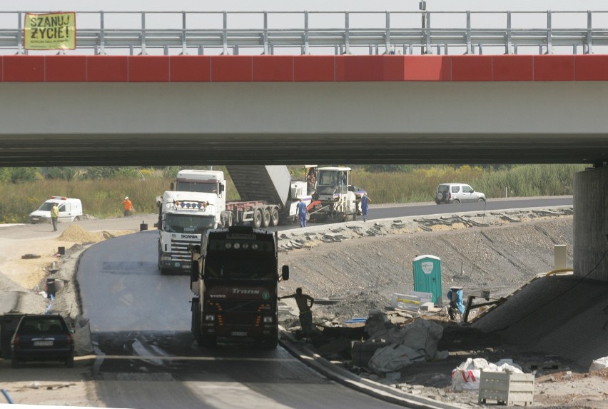 Autostrada A1: Odcinek Zabrze-Gliwice ma opóźnienia [ZDJĘCIA]