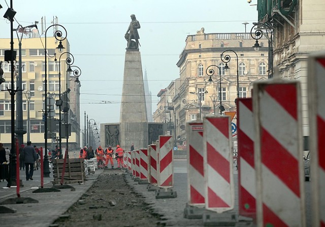 Remont ul. Piotrkowskiej rozpoczął się we wtorek