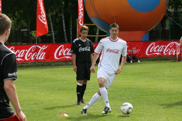 Robert Lewandowski, ambasador turnieju Coca-Cola Cup 2012