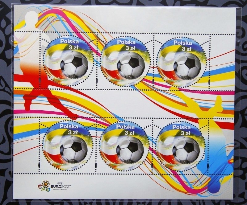 Euro 2012: Znaczek pocztowy w kształcie piłki [ZDJĘCIA] | Głos Wielkopolski
