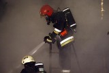 Pożar hali cynkowni w Gorlicach