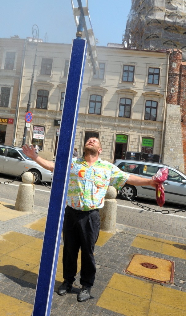 W centrum Lublina stanęła kolejna kurtyna wodna (ZDJĘCIA)