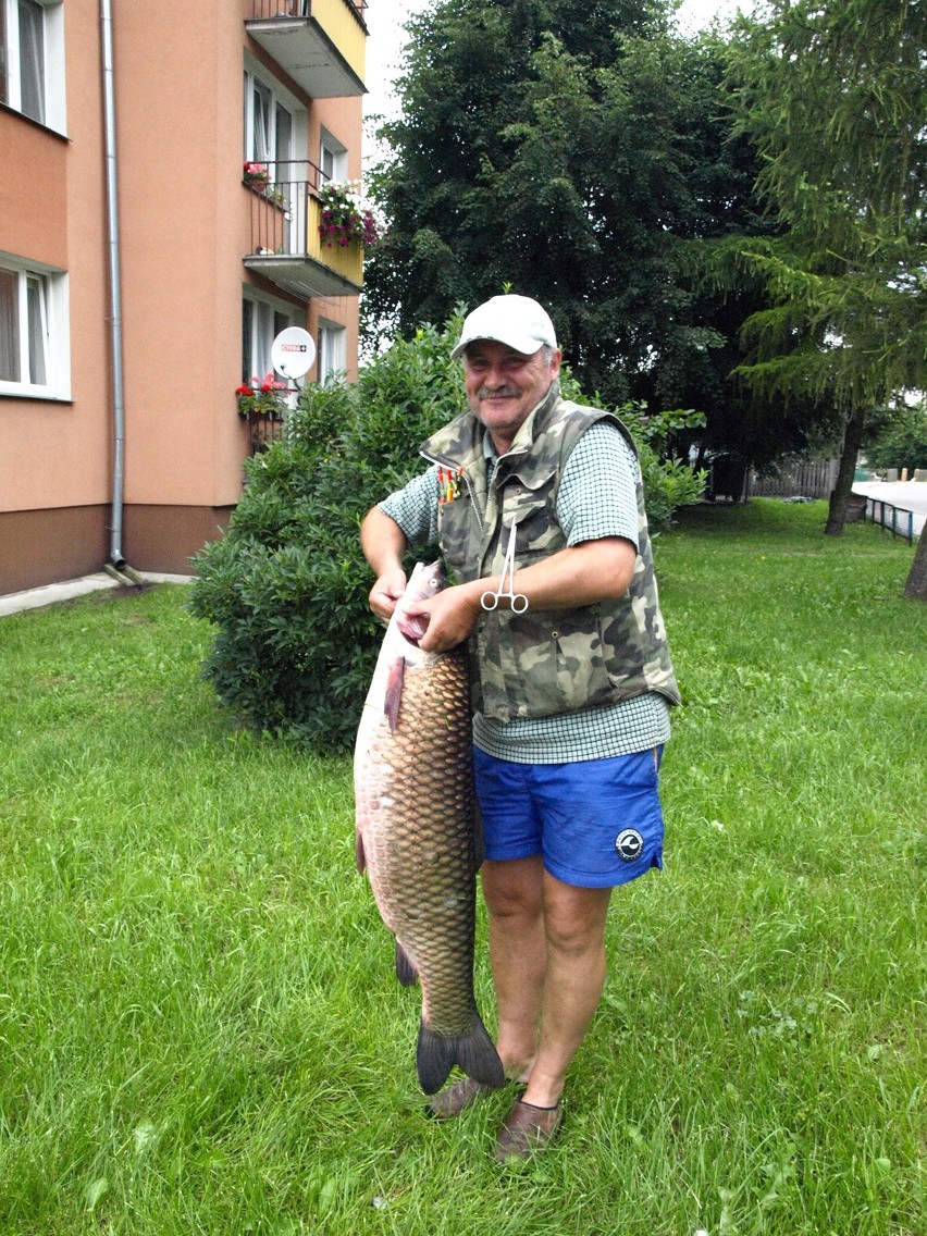 Ostrów Lubelski: Pan Antoni złowił 16,5-kilogramowego amura