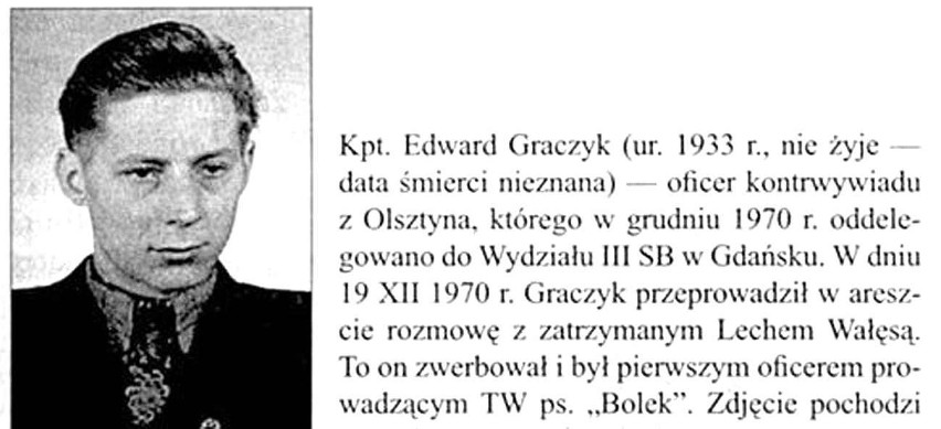 Fragment książki "Lech Wałęsa a SB" Sławomira Cenckiewicza i...