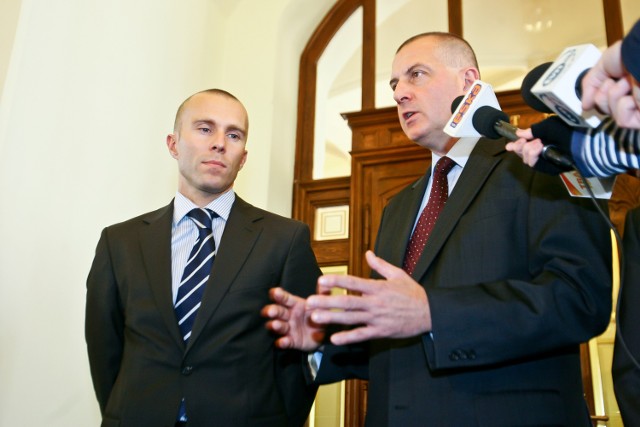 Prezydent Wrocławia Rafał Dutkiewicz i jego zastępca Michał Janicki
