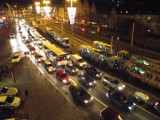 Wrocław: Potężne korki w centrum miasta