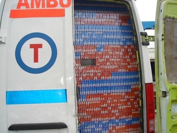 9,5 tys. paczek w ambulansie na przejściu granicznym w...