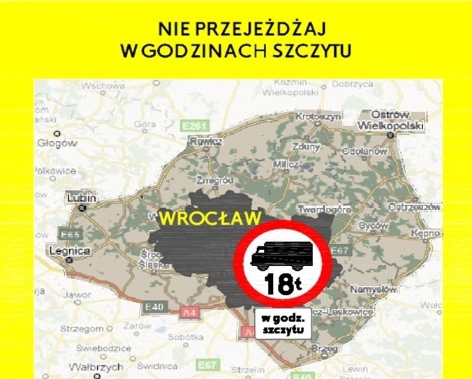 Wrocław: Zakaz wjazdu jednak tylko dla niektórych tirów