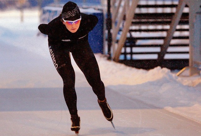 Natalia Czerwonka (na zdj.) to druga panczenistka - olimpijka z Lubina. W 1984 roku w Sarajewie ślizgała się Liliana Morawiec