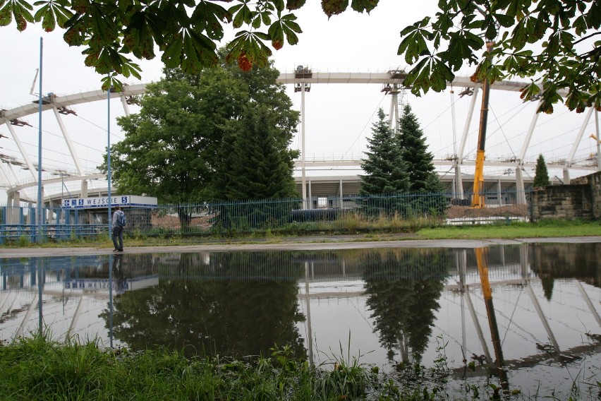 Awaria Big Lift na Stadionie Śląskim