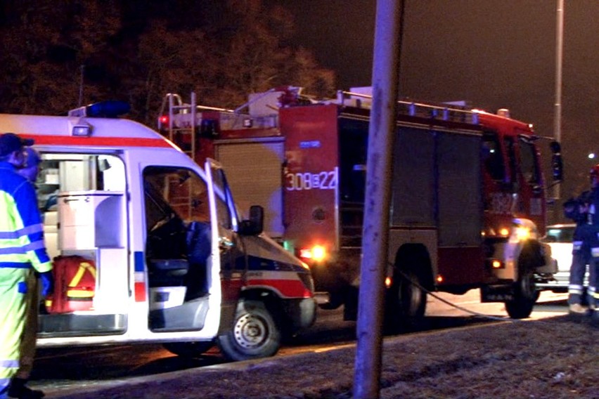 Pijany kierowca wpadł w poślizg na Strykowskiej