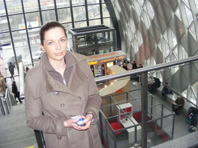 Magdalena Filipek Lejman, kierownik Biura Dworca  mówi, że postara się, by dworzec był czysty