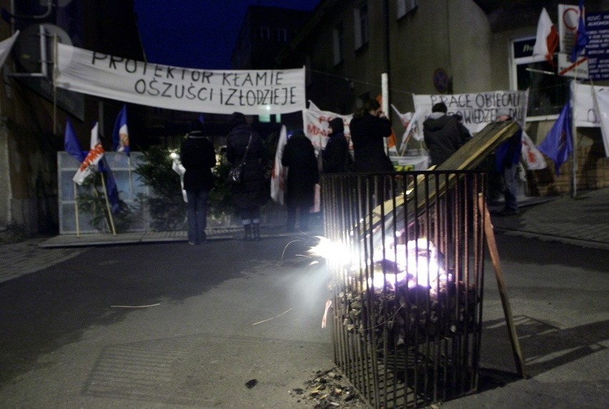 Protest w LZPS Protektor: Koniec okupacji (ZDJĘCIA,WIDEO)