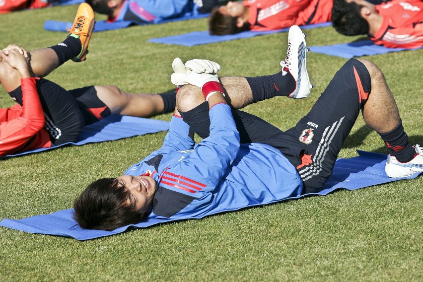 Japonia - Brazylia: Jedni się maskują, inni pokazują. Trening Japonii (ZDJĘCIA)