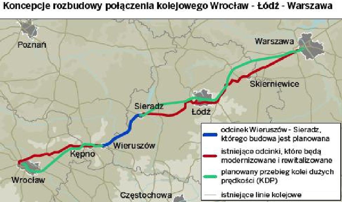 Pociągiem z Warszawy do Wrocławia przez Łódź w 125 min. | Dziennik Łódzki