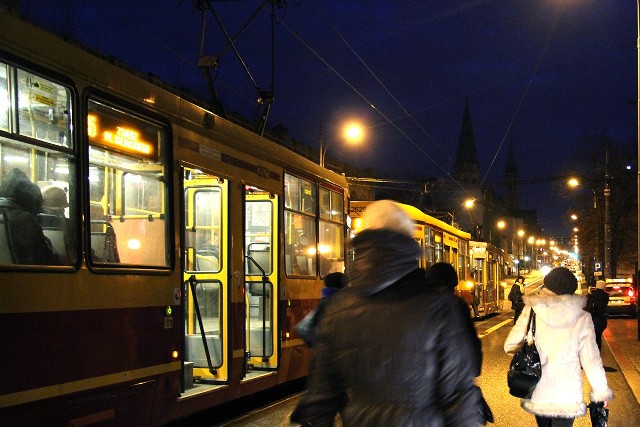 Awaria tramwajowa przy Piotrkowskiej