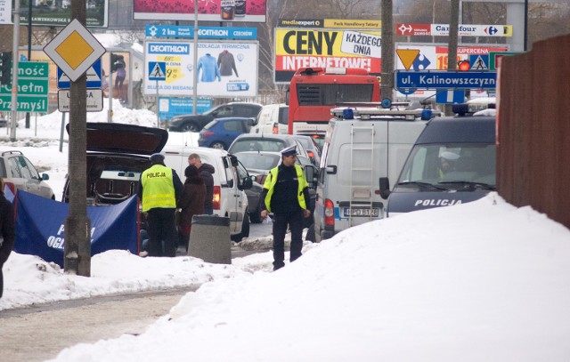 Ulica Andersa &#8211; pieszy został potrącony na przejściu