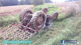 Tragiczny wypadek w Płóczkach Górnych. Traktor przygniótł rolnika