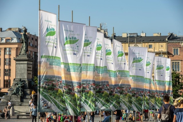 Kraków promuje swój udział w finale konkursu o tytuł Zielonej Stolicy Europy