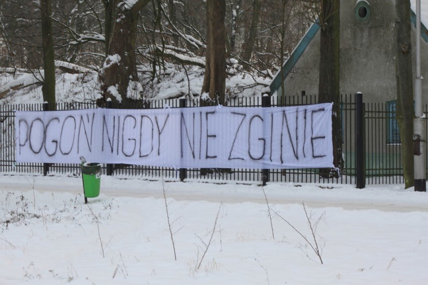 Kibice Pogoni Zduńska Wola bronią swojego klubu