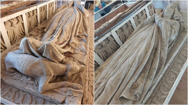 Model sarkofagu Królowej Jadwigi Antoni Madeyski podarował Sanguszkom. Wykonany z drewna i gipsu stanowił pierwowzór tego, który znajduje się w katedrze na Wawelu