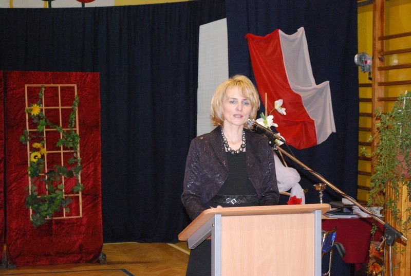 Przemówienie dyrektora Szkoły p. Marii Cisowskiej