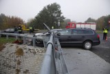 Poznań: Trzy auta zderzyły się przy wiadukcie Witosa [ZDJĘCIA]